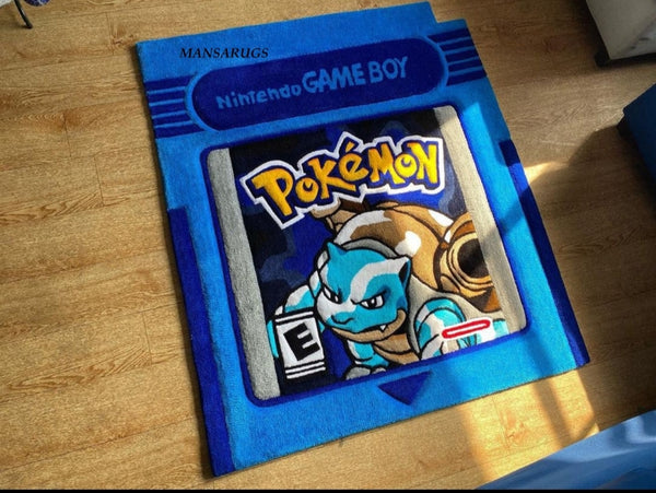 Blastoise pokemon custom tufted rug