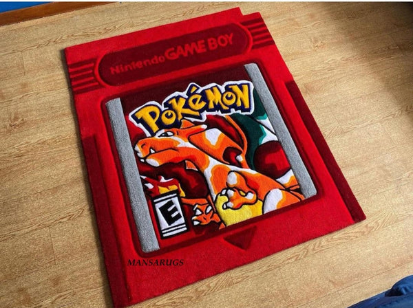 Charizard pokemon custom tufted rug